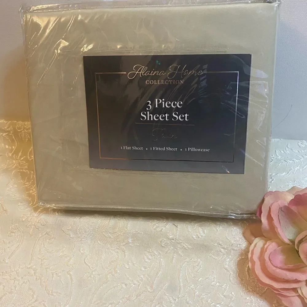 🛍Alaina Home Collection 3 piece Sheet Set Twin